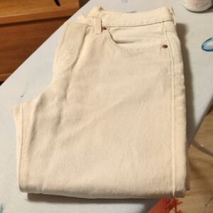 Levi's Off-White Denim Jeans